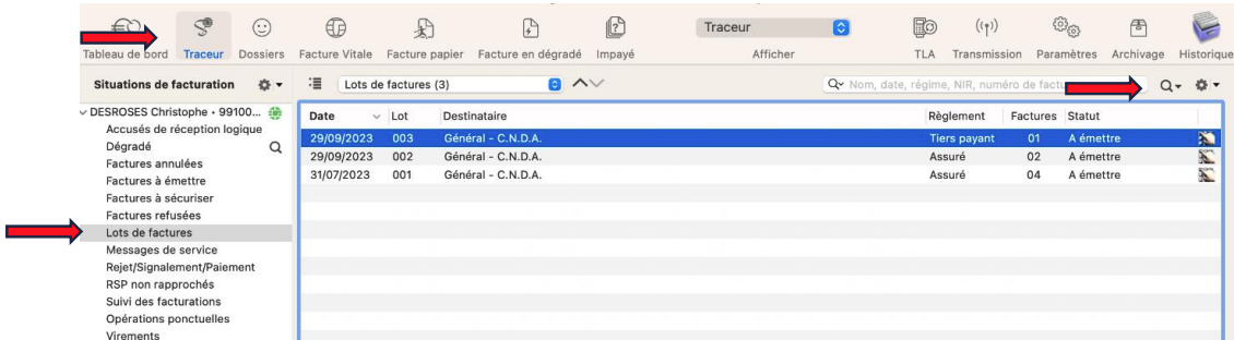 Capture d'écran des extensions de firefox