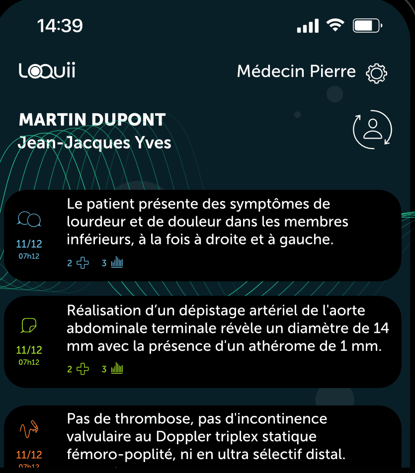 Capture d'écran de l'authentification de MédiStory 4
