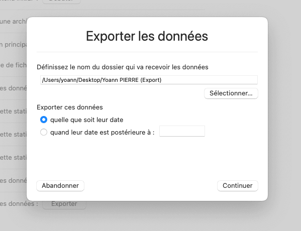 2 Formulaire de création de compte EtherEgo - Etape 2 : Profession