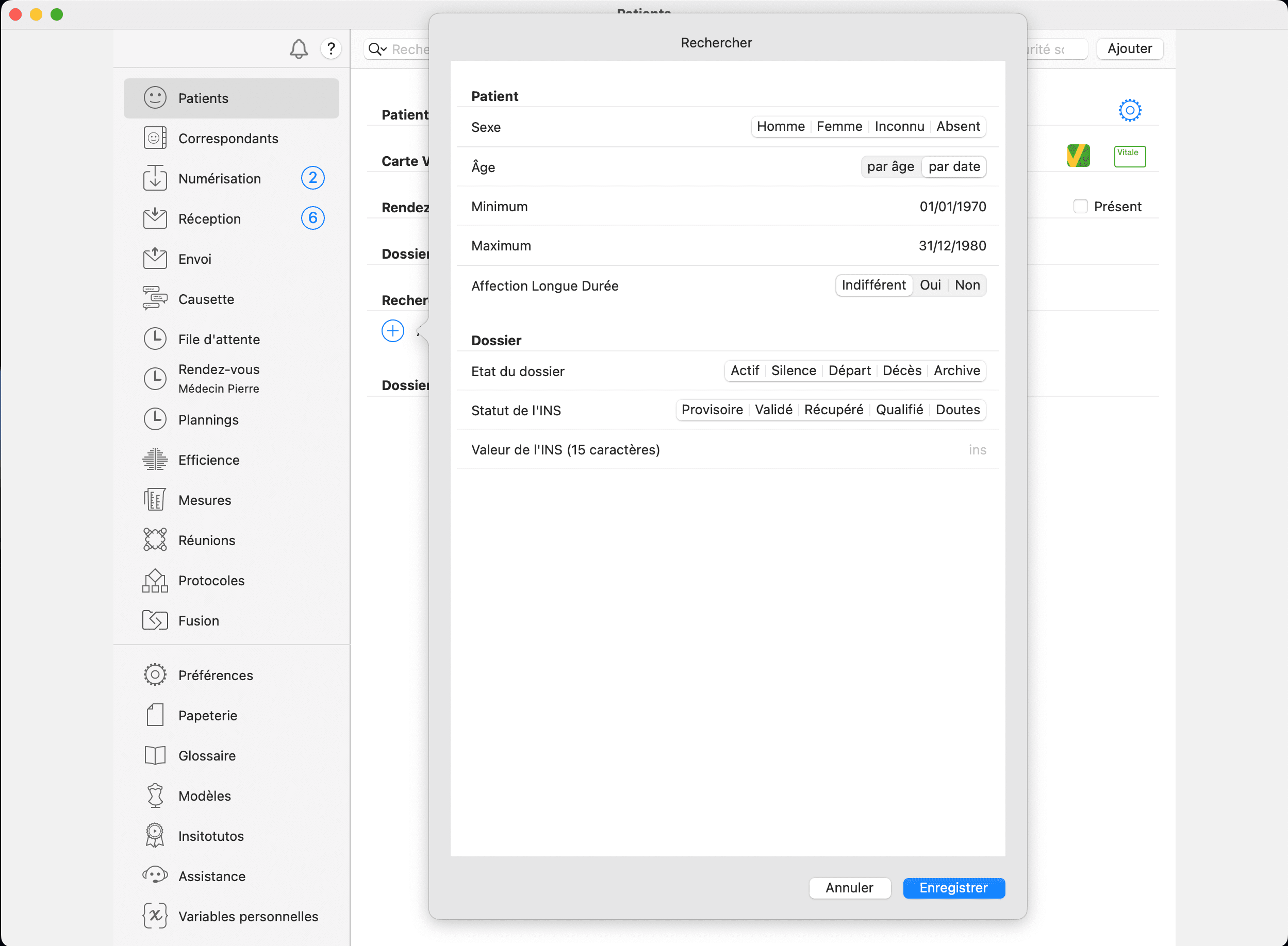 Formulaire de création de compte EtherEgo - Etape 2 : Profession