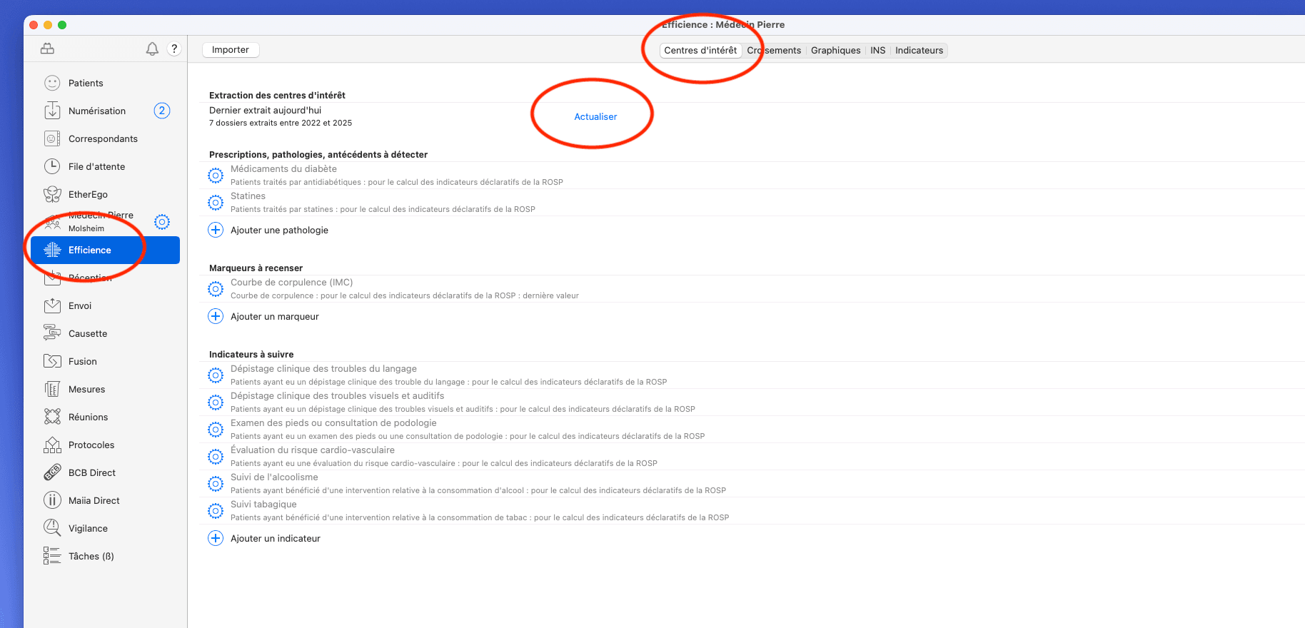 Capture d’écran 2025-12-30 à 16.47.21 Capture d'écran montrant comment facturer un patient bénéficiaire d'un AMC.