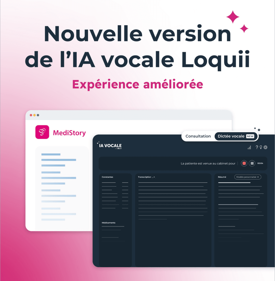 Extrait du live des fonctionnalités Ségur de MédiStory 4