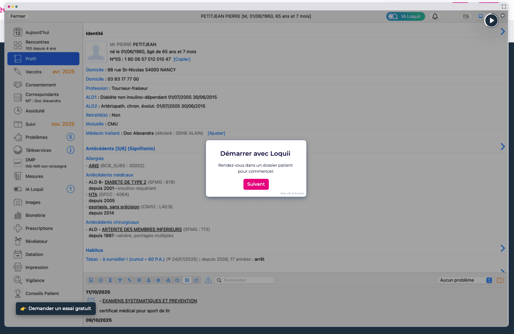 Extrait du live des fonctionnalités Ségur de MédiStory 4