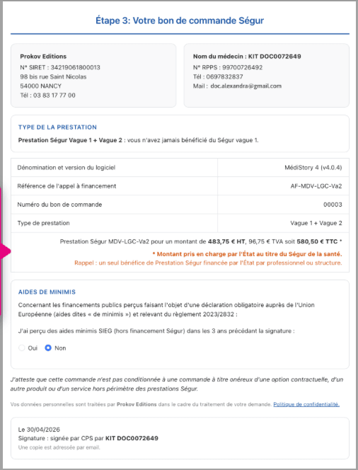 Formulaire de création de compte EtherEgo - Etape 2 : Profession